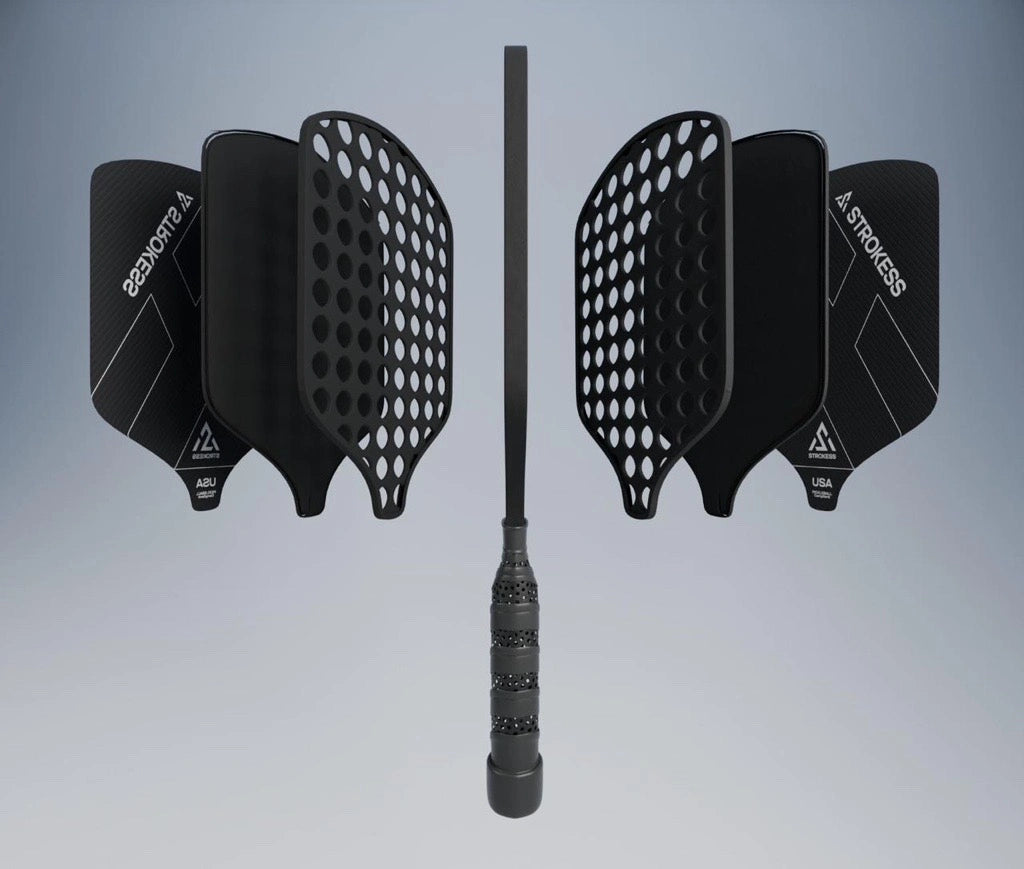 Strokess 18K Kevlar Spin 16mm Pickleball Paddle