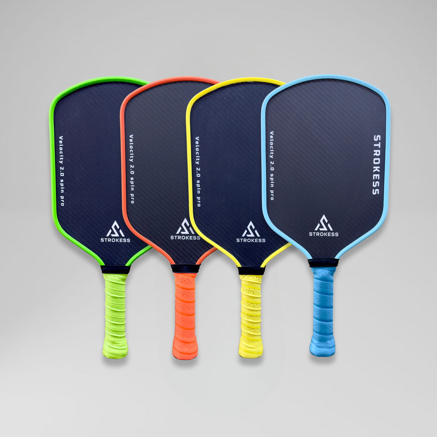 Strokess 3K Spin Pro 16mm Pickleball Paddle