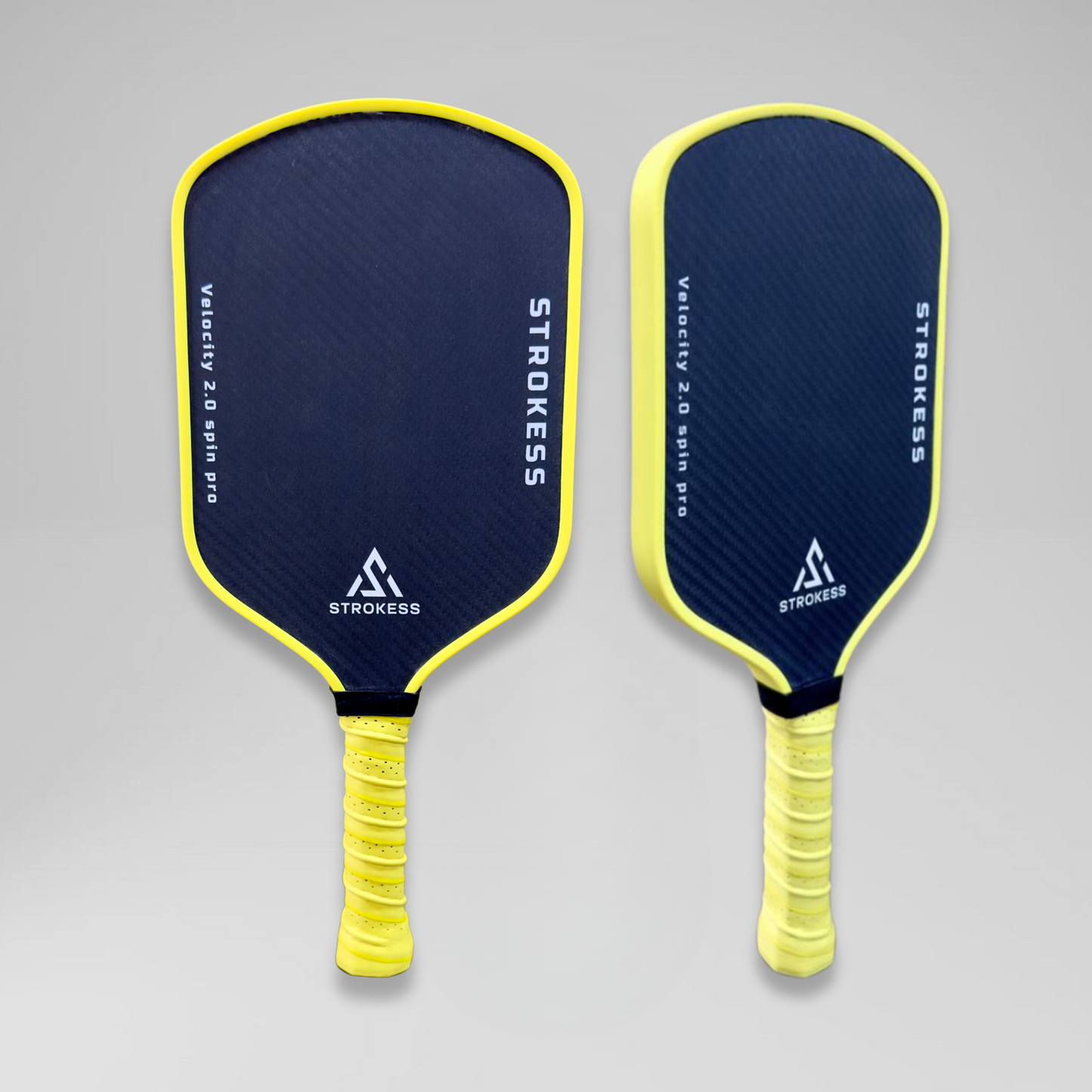 Strokess 3K Spin Pro 16mm Pickleball Paddle