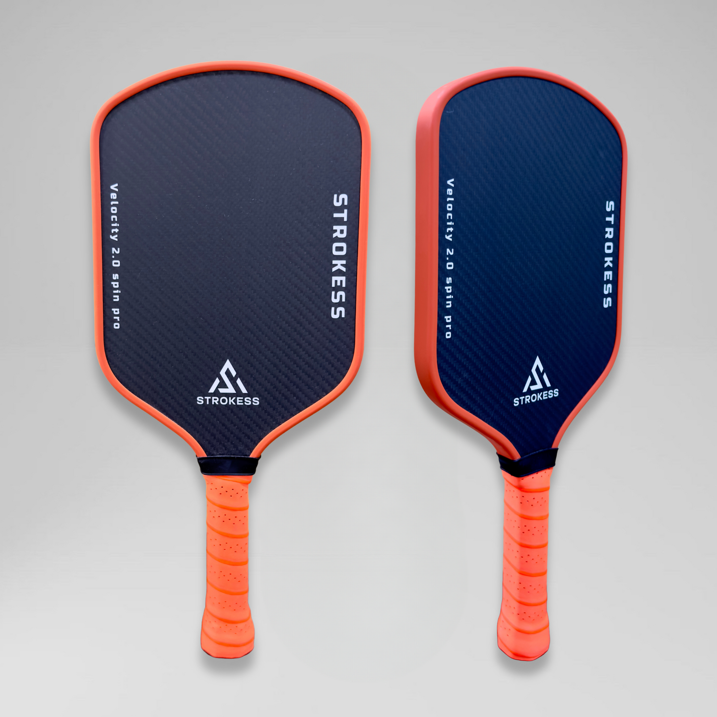 Strokess 3K Spin Pro 16mm Pickleball Paddle